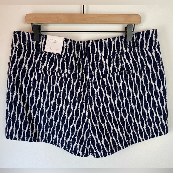 LOFT Navy White ‘The Riviera Short’ NWT | Size 12 - Picture 5 of 9